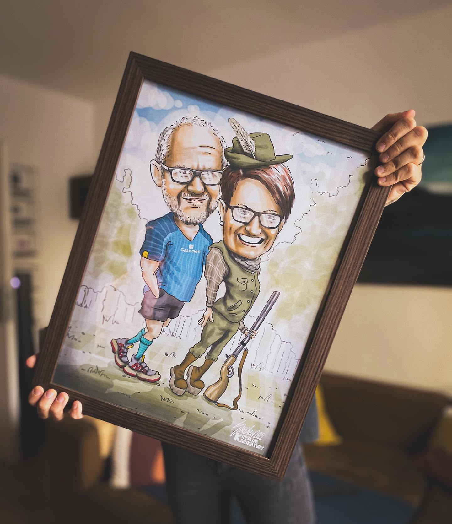 Předání karikatury